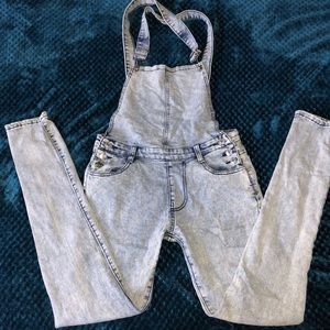 Denim overalls